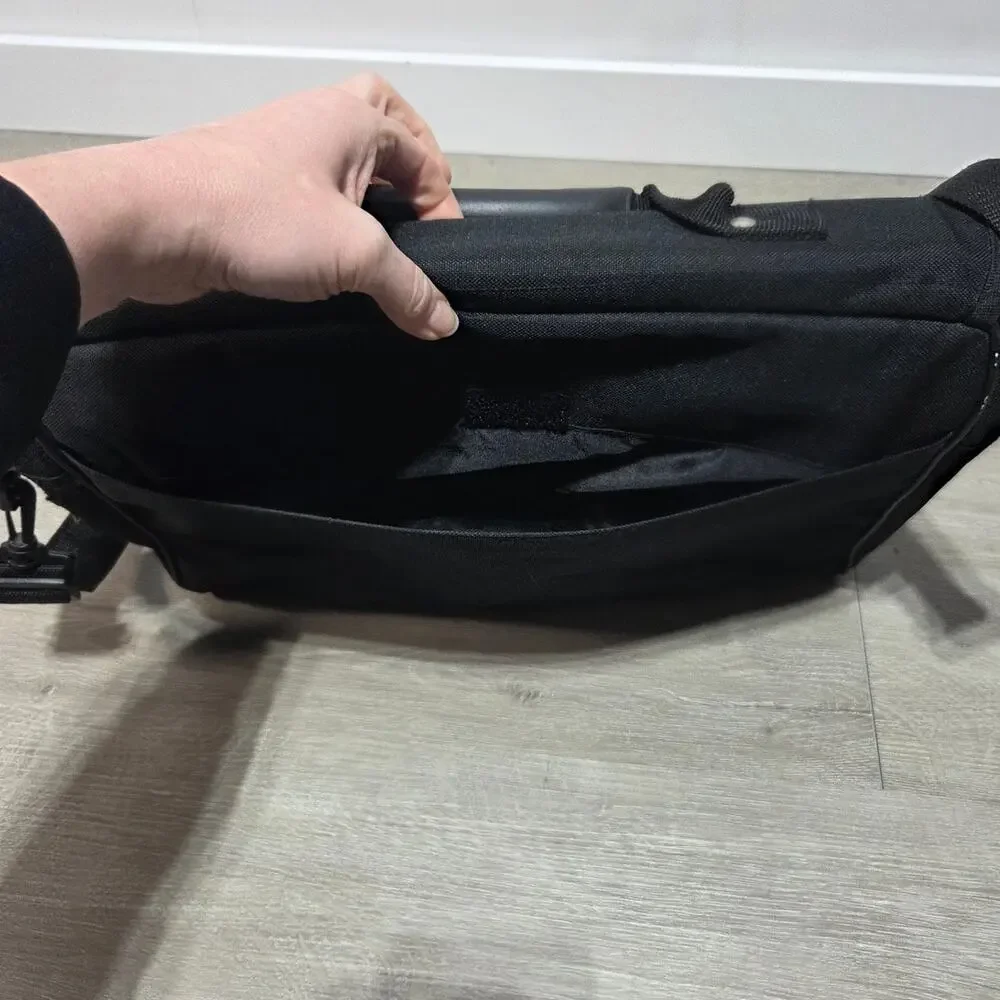 Disney Mickey Mouse Embroidered Black Messenger Laptop Bag